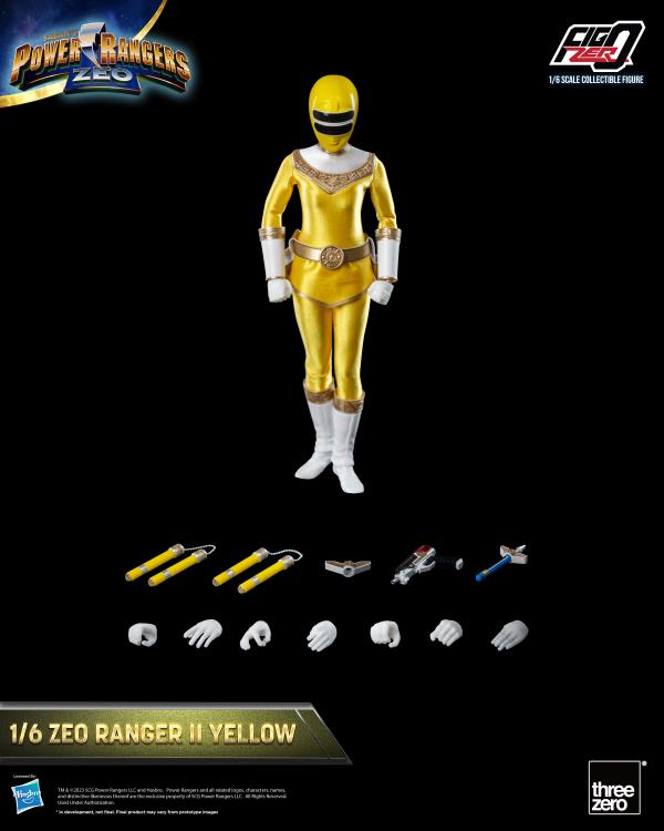 PRESALE | Power Rangers - Zeo Ranger II Yellow - FigZero - 1/6 Scale Action Figure (ThreeZero)