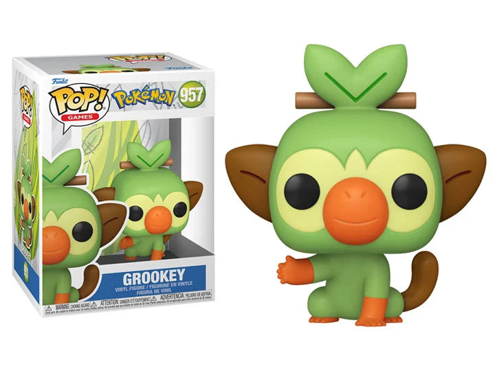 PRESALE | Funko POP! Games: Pokemon - Grookey #957 - Vinyl Figures