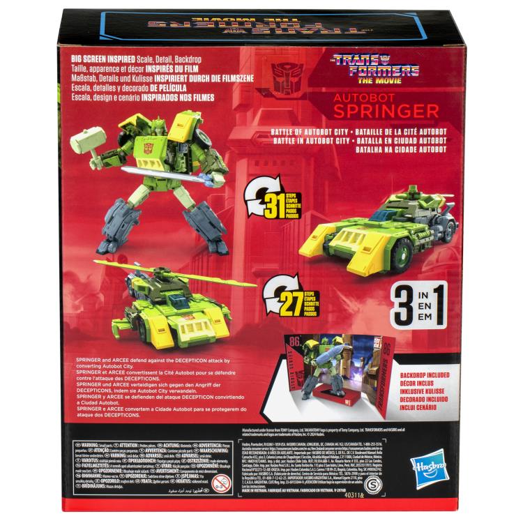 Transformers: The Movie Studio Series 86-30 Leader Autobot Springer [Hasbro]
