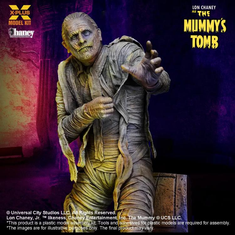 The Mummy's Tomb: Lon Chaney as The Mummy 1:8 Scale Model Kit [X-Plus]