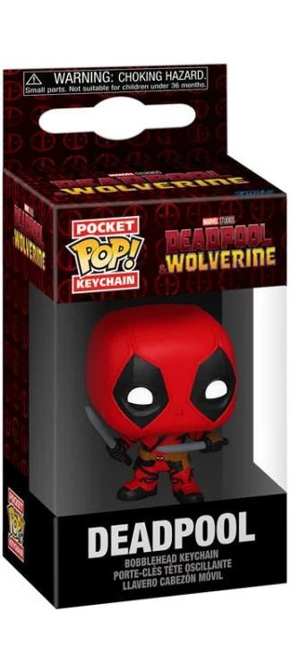 PRESALE | Funko Pocket POP! Keychain: Deadpool & Wolverine Deadpool with Swords