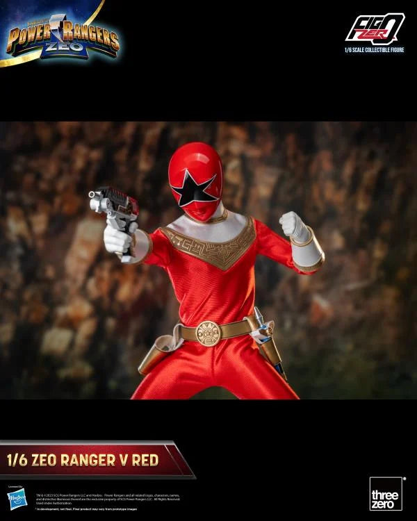 PRESALE | Power Rangers - Zeo Ranger V Red - FigZero - 1/6 Scale Action Figure (ThreeZero)