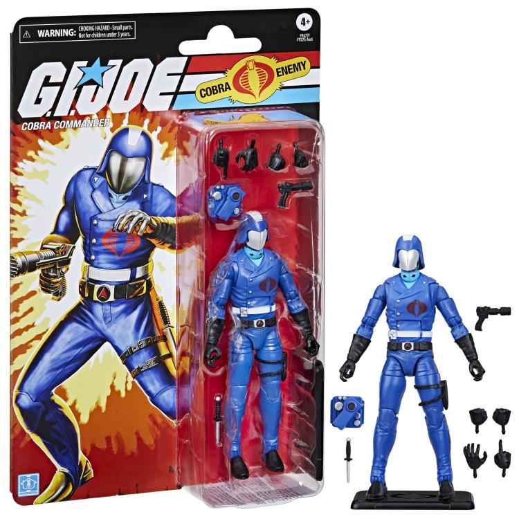 PRESALE | G.I. Joe Classified Series Retro Cardback Cobra Commander 6-Inch Action Figure (Hasbro)