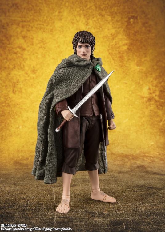 Lord of the Rings Fellowship of the Ring: Frodo Baggins and Gollum S.H.Figuarts Action Figure 2-Pack [Bandai]