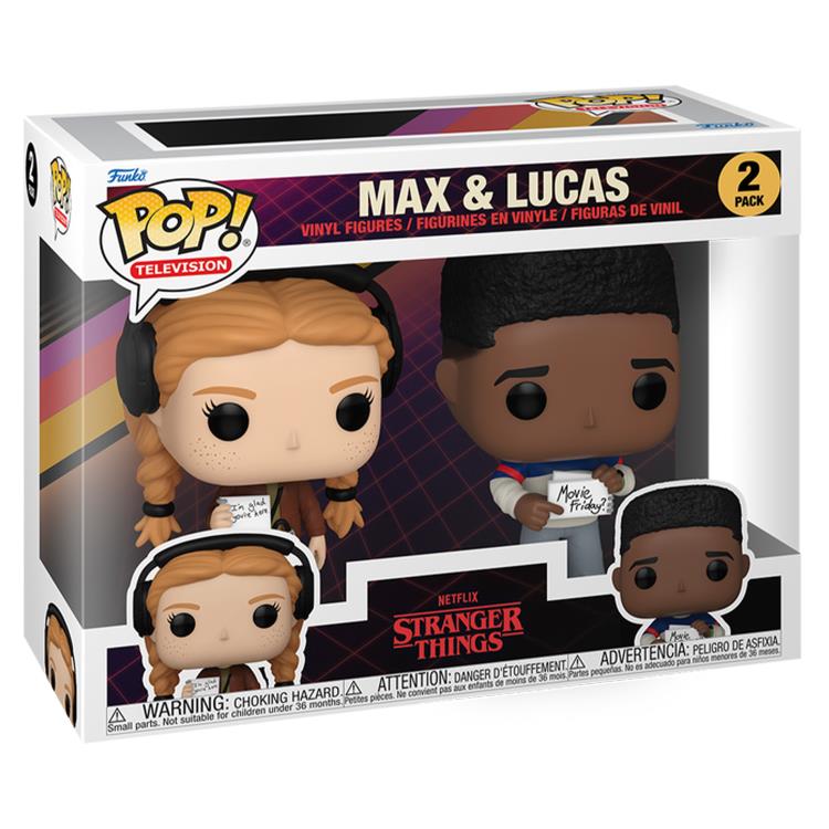 Funko POP! Television: Stranger Things Season 4 - Max & Lucas - Vinyl Figure 2-Pack