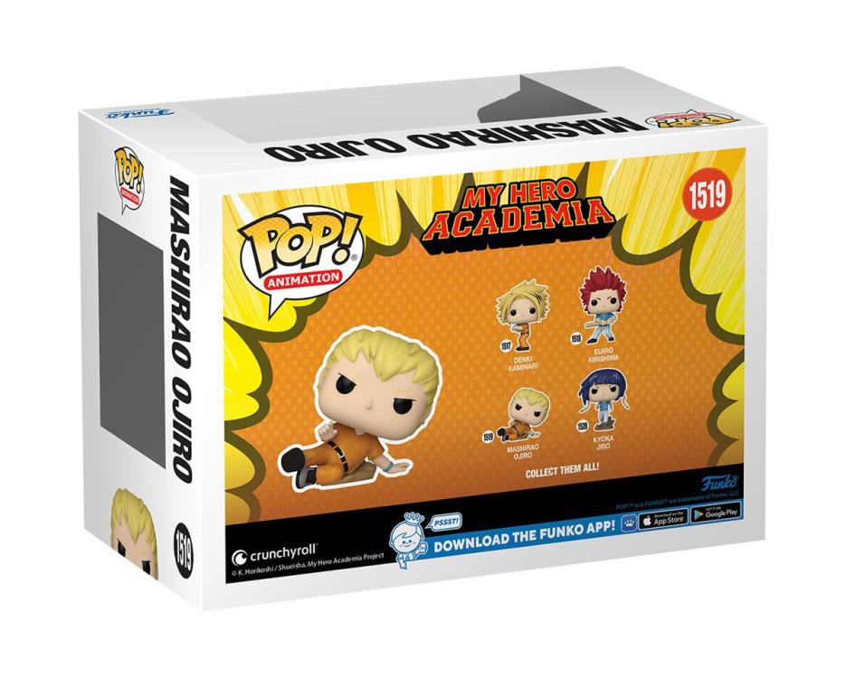 PRESALE | Funko POP! Animation: My Hero Academia - Hero League Baseball - Mashirao Ojiro #1519 - Vinyl Figures