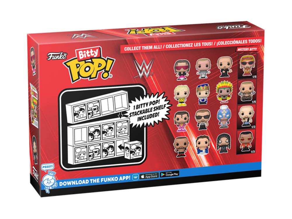 PRESALE | Funko Bitty POP! - WWE - Bret Hart - Four Pack Vinyl Figures