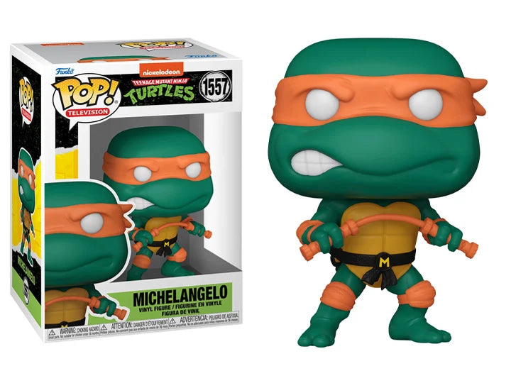 PRESALE | Funko POP! Teenage Mutant Ninja Turtles Michelangelo with Nunchucks Vinyl Figure #1557