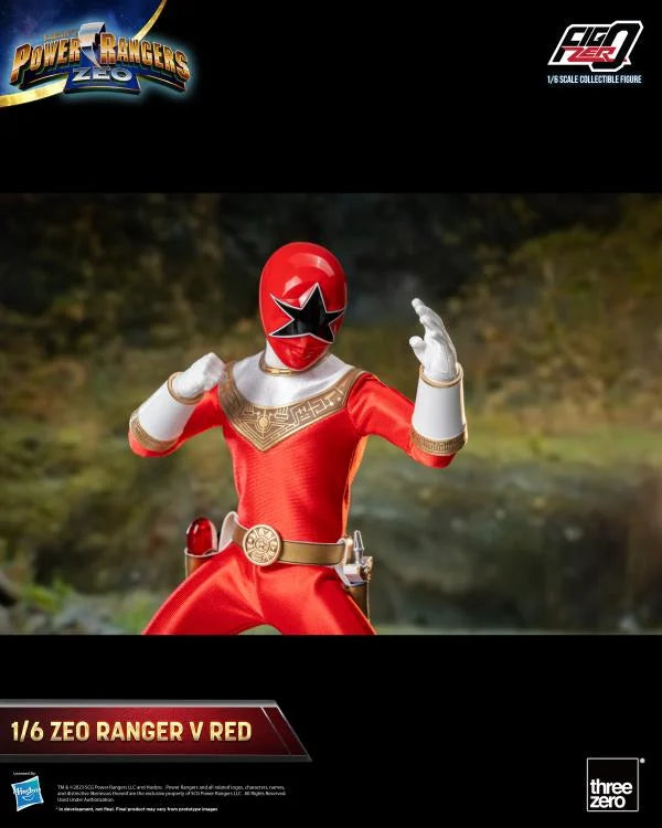 PRESALE | Power Rangers - Zeo Ranger V Red - FigZero - 1/6 Scale Action Figure (ThreeZero)