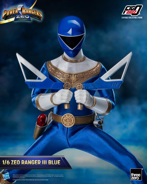 PRESALE | Power Rangers - Zeo Ranger III Blue - FigZero - 1/6 Scale Action Figure (ThreeZero)