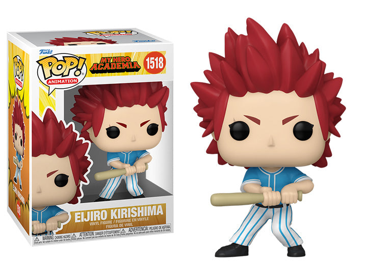 PRESALE | Funko POP! Animation: My Hero Academia - Hero League Baseball - Eijiro Kirishima Funko #1518 - Vinyl Figures