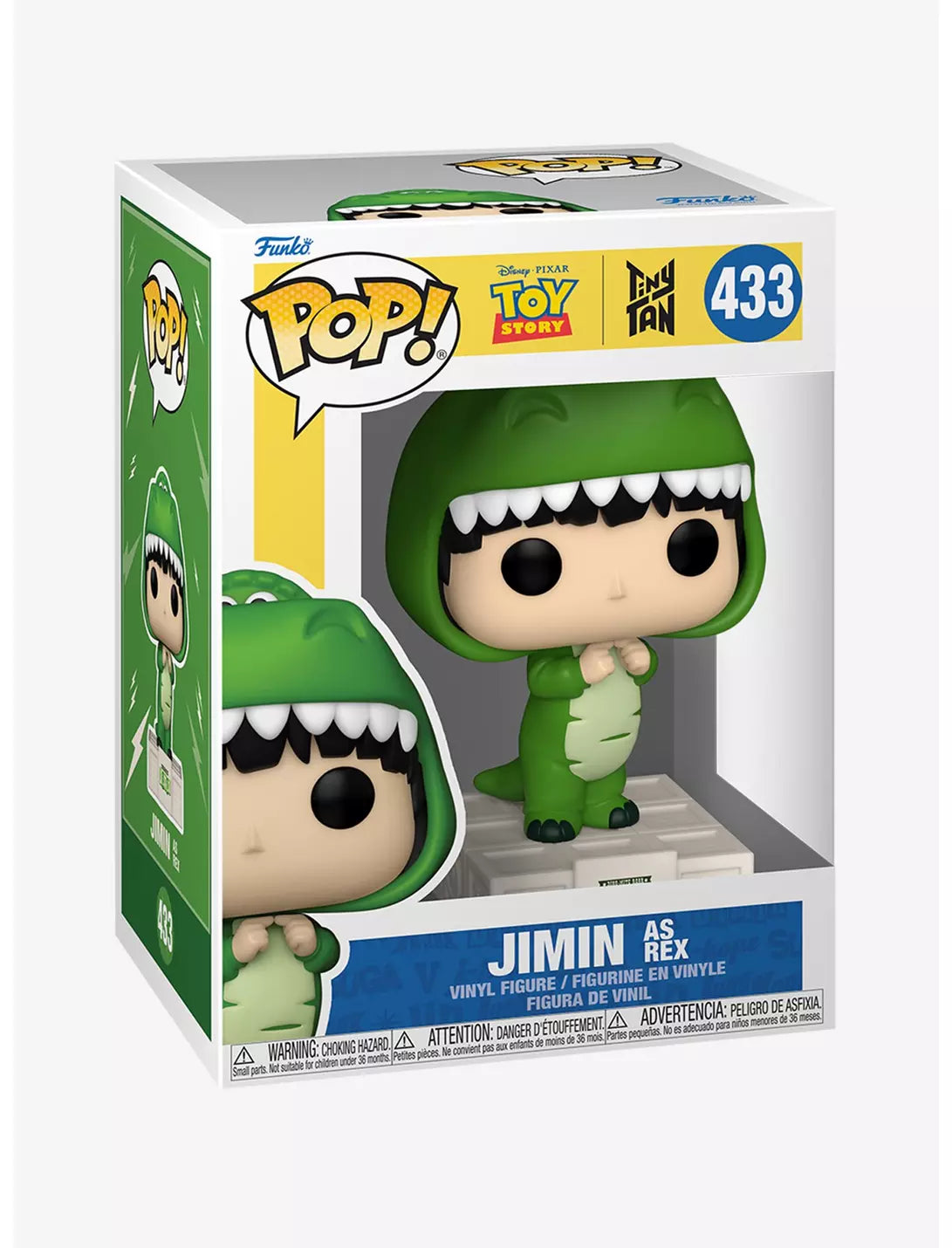 Funko POP!: Toy Story x Tiny TAN - Jimin as Rex #433 (BTS) (Disney) (Pixar)