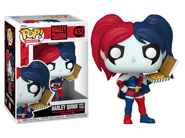 PRESALE | Funko POP! Heroes: DC Comics - Harley Quinn with Pizza #452 - Vinyl Figures