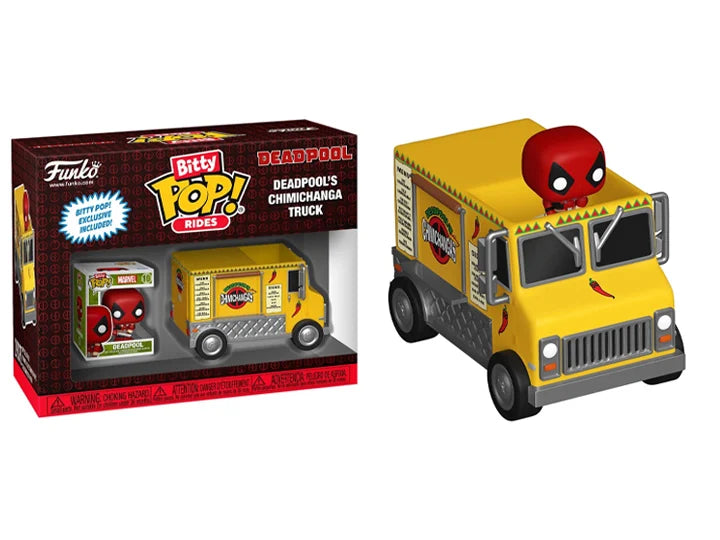 Funko Pop! Rides: Marvel - Bitty Pop! Deadpool and Chimichanga Truck