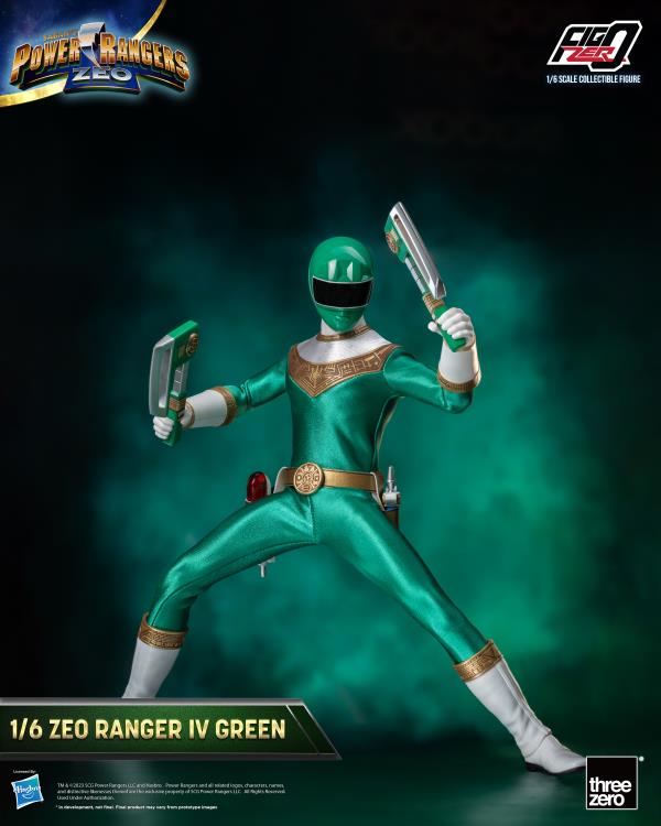 PRESALE | Power Rangers - Zeo Ranger IV Green - FigZero - 1/6 Scale Action Figure (ThreeZero)