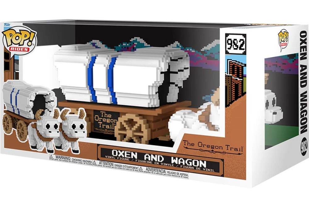 Funko POP! Rides Super Deluxe: The Oregon Trail - Oxen and Wagon - Ride #982