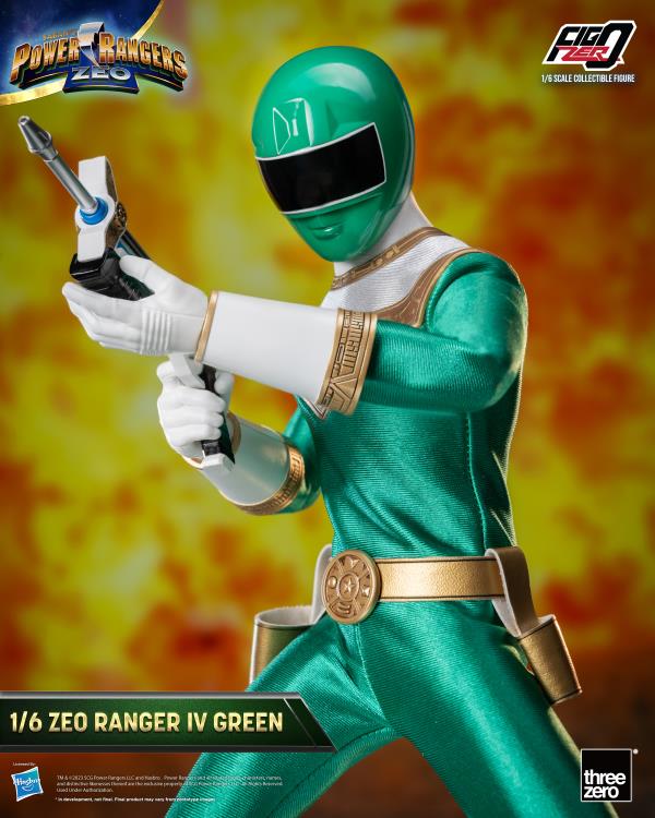 PRESALE | Power Rangers - Zeo Ranger IV Green - FigZero - 1/6 Scale Action Figure (ThreeZero)