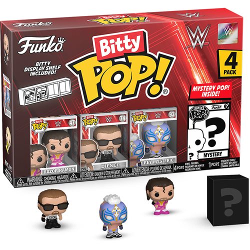 PRESALE | Funko Bitty POP! - WWE - Razor Ramon - Four Pack Vinyl Figures