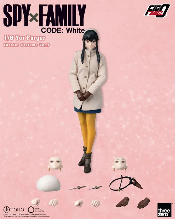 PRESALE |  Spy x Family Code: White Yor Forger Winter Costume Version 1:6 Scale FigZero Action Figure (ThreeZero)