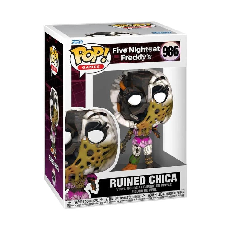 PRESALE | Funko Pop! Five Nights at Freddy's: Security Breach - Ruin Ruined Chica Vinyl Figure #986