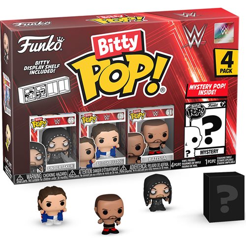 PRESALE | Funko Bitty POP! - WWE - The Undertaker - Four Pack Vinyl Figures