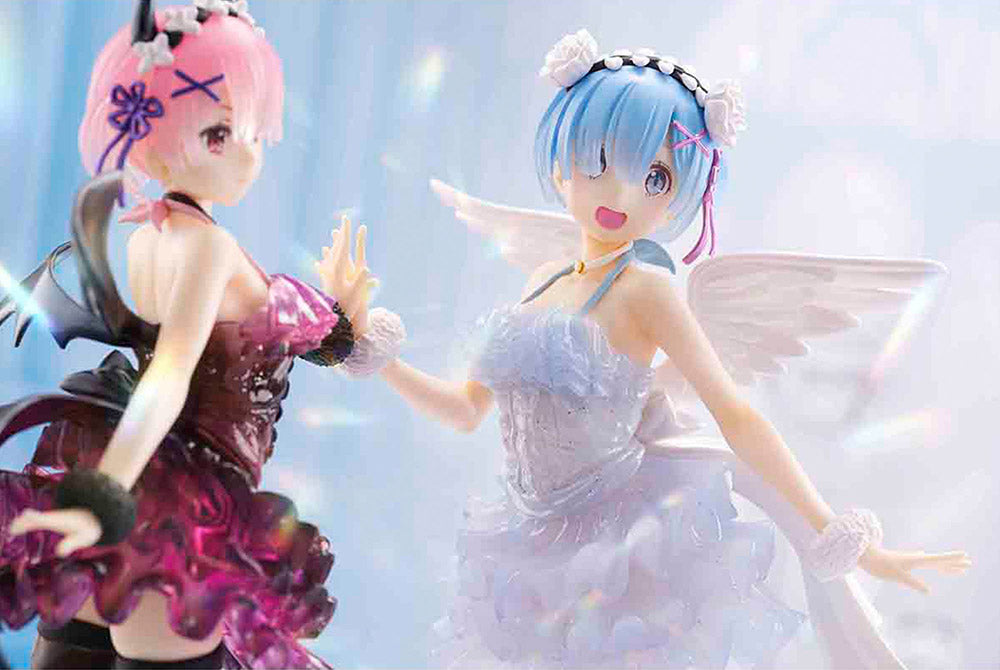 Re:Zero Starting Life in Another World: Espresto Clear & Dressy Rem Statue (Special Color Version) [Banpresto]