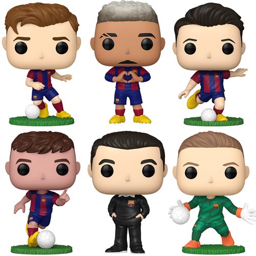 PRESALE | Funko POP! Football: Barcelona - 6 PIECE SET - Vinyl Figures