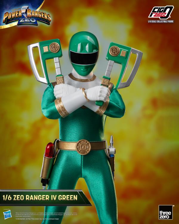 PRESALE | Power Rangers - Zeo Ranger IV Green - FigZero - 1/6 Scale Action Figure (ThreeZero)