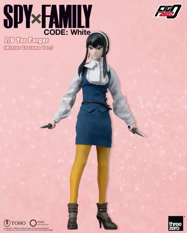 PRESALE |  Spy x Family Code: White Yor Forger Winter Costume Version 1:6 Scale FigZero Action Figure (ThreeZero)