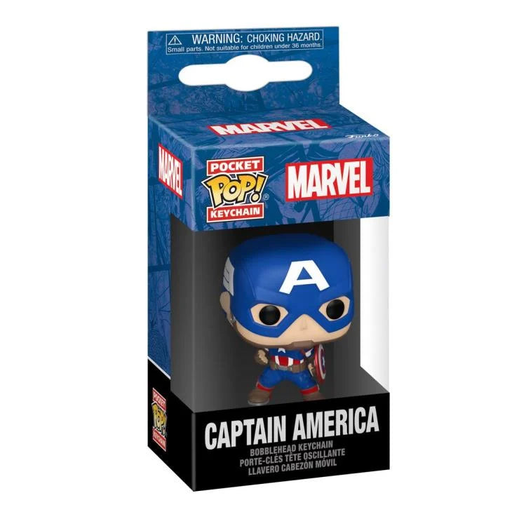 PRESALE | Funko Pocket POP! Keychain: Marvel New Classics Captain America