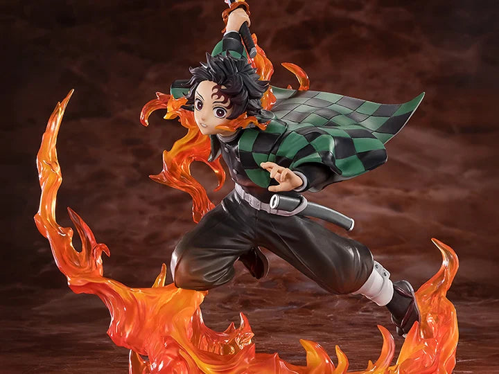 Demon Slayer: Tanjiro Kamado Kyojuro Rengoku's Sword Guard Version FiguartsZERO Statue [Bandai]