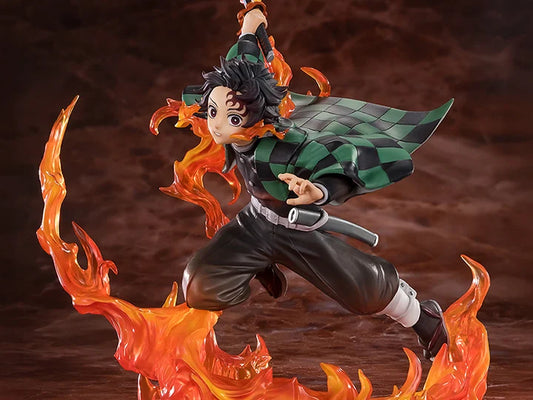 Demon Slayer: Tanjiro Kamado Kyojuro Rengoku's Sword Guard Version FiguartsZERO Statue [Bandai]