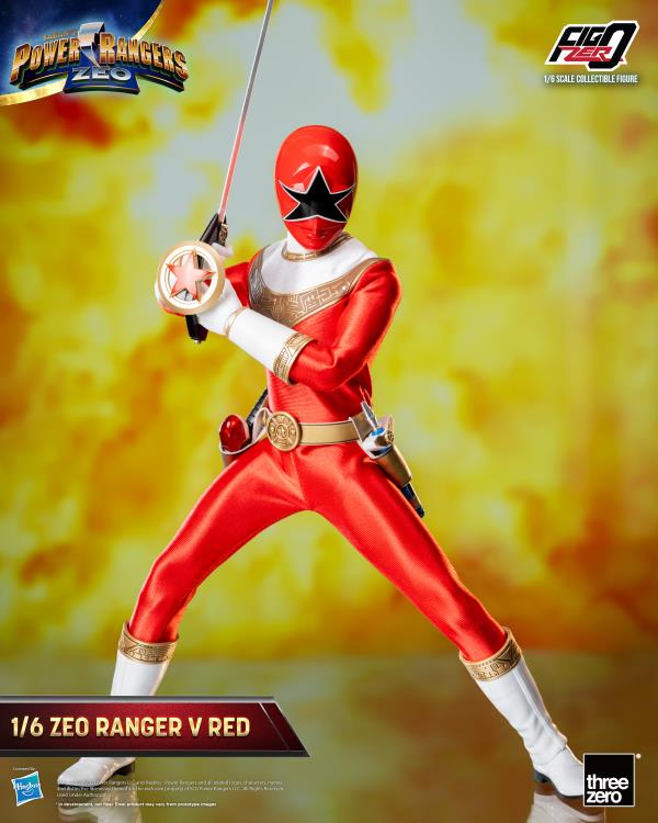 PRESALE | Power Rangers - Zeo Ranger V Red - FigZero - 1/6 Scale Action Figure (ThreeZero)