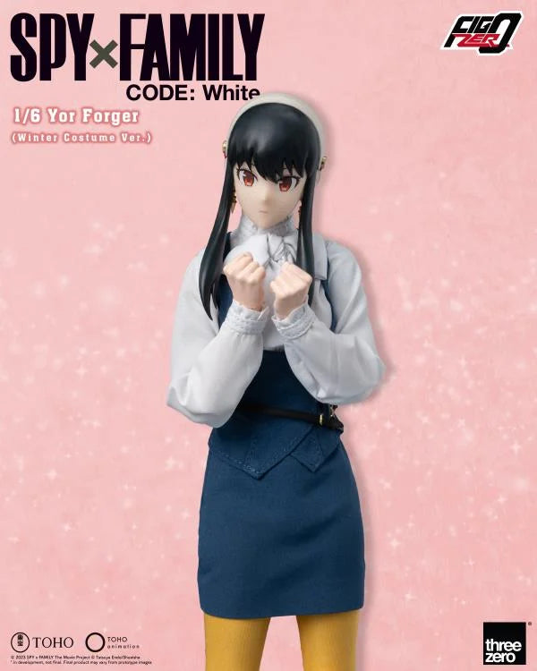 PRESALE |  Spy x Family Code: White Yor Forger Winter Costume Version 1:6 Scale FigZero Action Figure (ThreeZero)