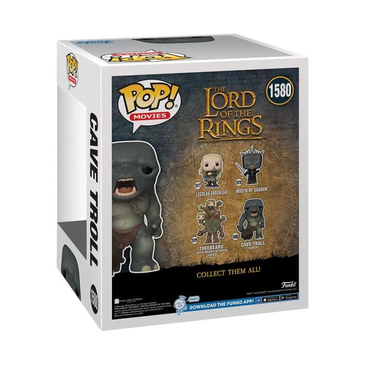 Funko POP! Movies: The Lord of the Rings - Cave Troll - 6" Super Sized Vinyl Figure #1580