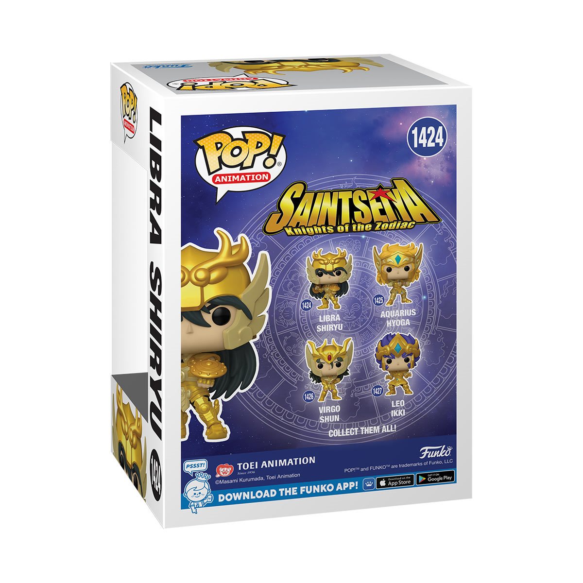 PRESALE | Funko POP! Animation: Saint Seiya - Gold Libra Shiryu #1424 Vinyl Figures