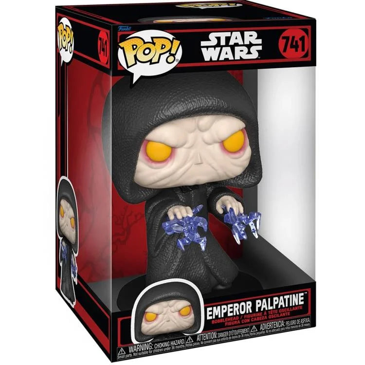 PRESALE | Funko Jumbo POP! Star Wars Dark Side Emperor Palpatine Vinyl Figure #741