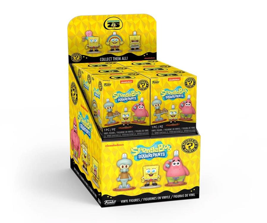 PRESALE | Funko Pop! SpongeBob SquarePants 25th Anniversary Mystery Minis Mini-Figure Master Carton of 72