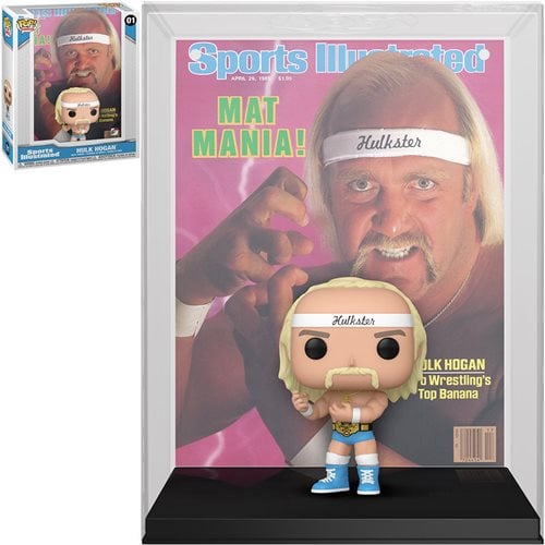 PRESALE | Funko POP! Sports Illustrated WWE Hulk Hogan Cover Figure #01 with Case Entertainment Earth Exclusive Vinyl Figures