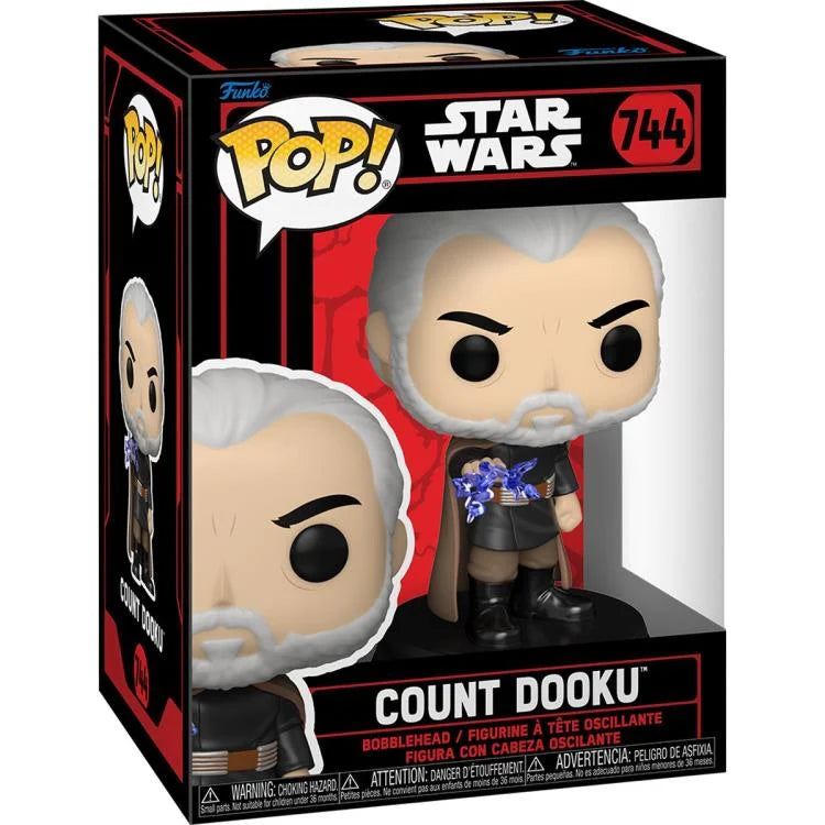 PRESALE | Funko POP! Star Wars Dark Side Count Dooku Vinyl Figure #744