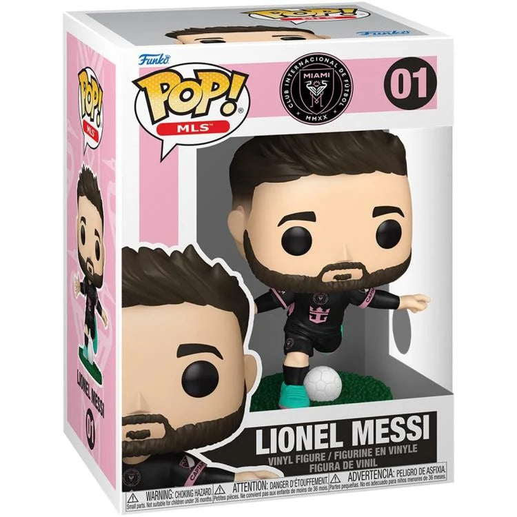 Funko Pop! MLS: Soccer MLS Inter Miami - Lionel Messi #01 (Away)