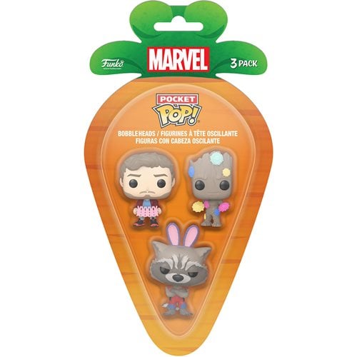 Funko POP! Guardians of the Galaxy Easter Carrot Pocket Mini-Figure 3-Pack Vinyl Figures