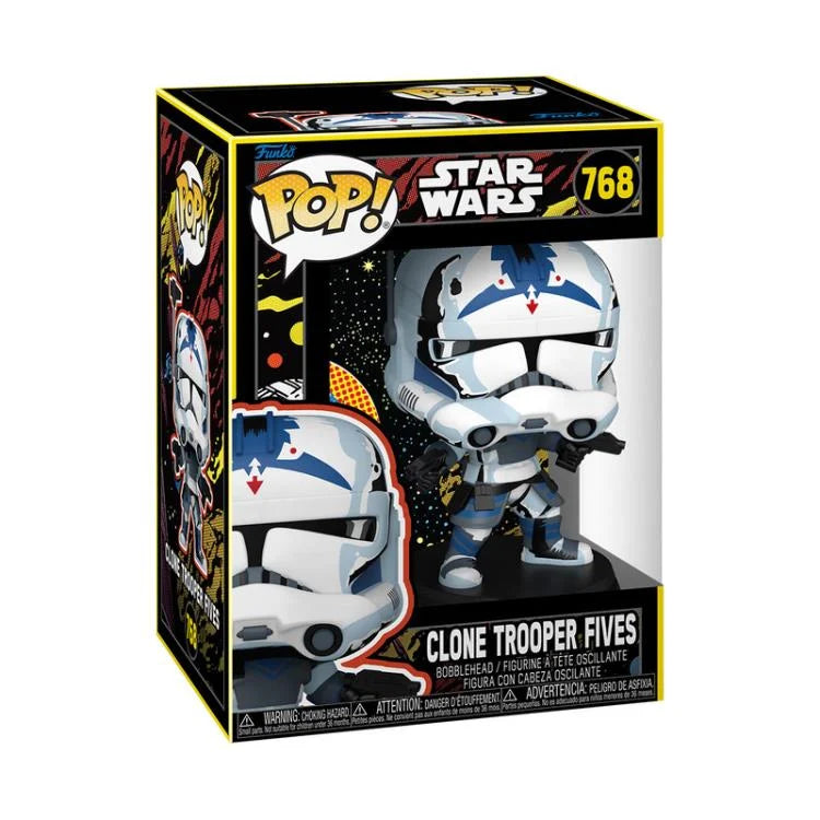 Funko POP!: Star Wars - Clone Trooper Fives #768 (The Clone Wars) (Retro)