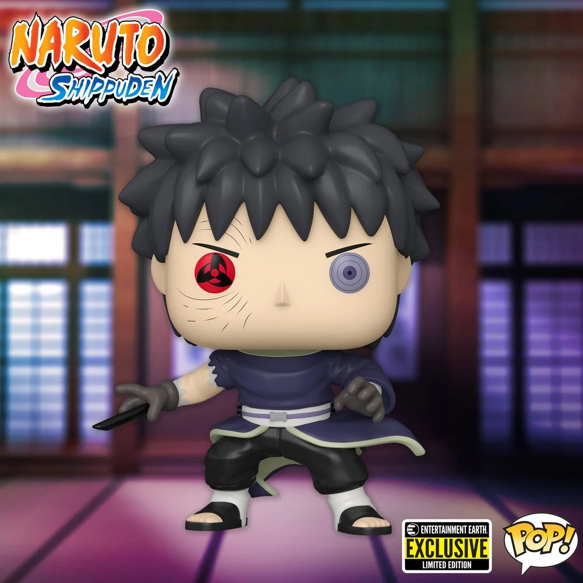 PRESALE | Funko POP! Animation: Naruto - Obito Uchiha Unmasked #1400 - Entertainment Earth Exclusive Vinyl Figures