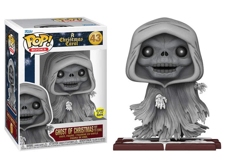 Funko Pop! Books: A Christmas Carol - Ghost of Christmas Yet to Come (Glow) #43