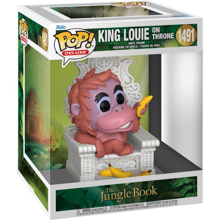 Funko POP! Deluxe: The Jungle Book - King Louie on Throne - Vinyl Figure #1491