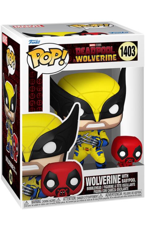 PRESALE | Funko POP! Deadpool & Wolverine with Babypool Vinyl Figure #1403 and Buddy