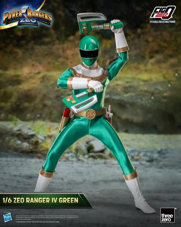 PRESALE | Power Rangers - Zeo Ranger IV Green - FigZero - 1/6 Scale Action Figure (ThreeZero)