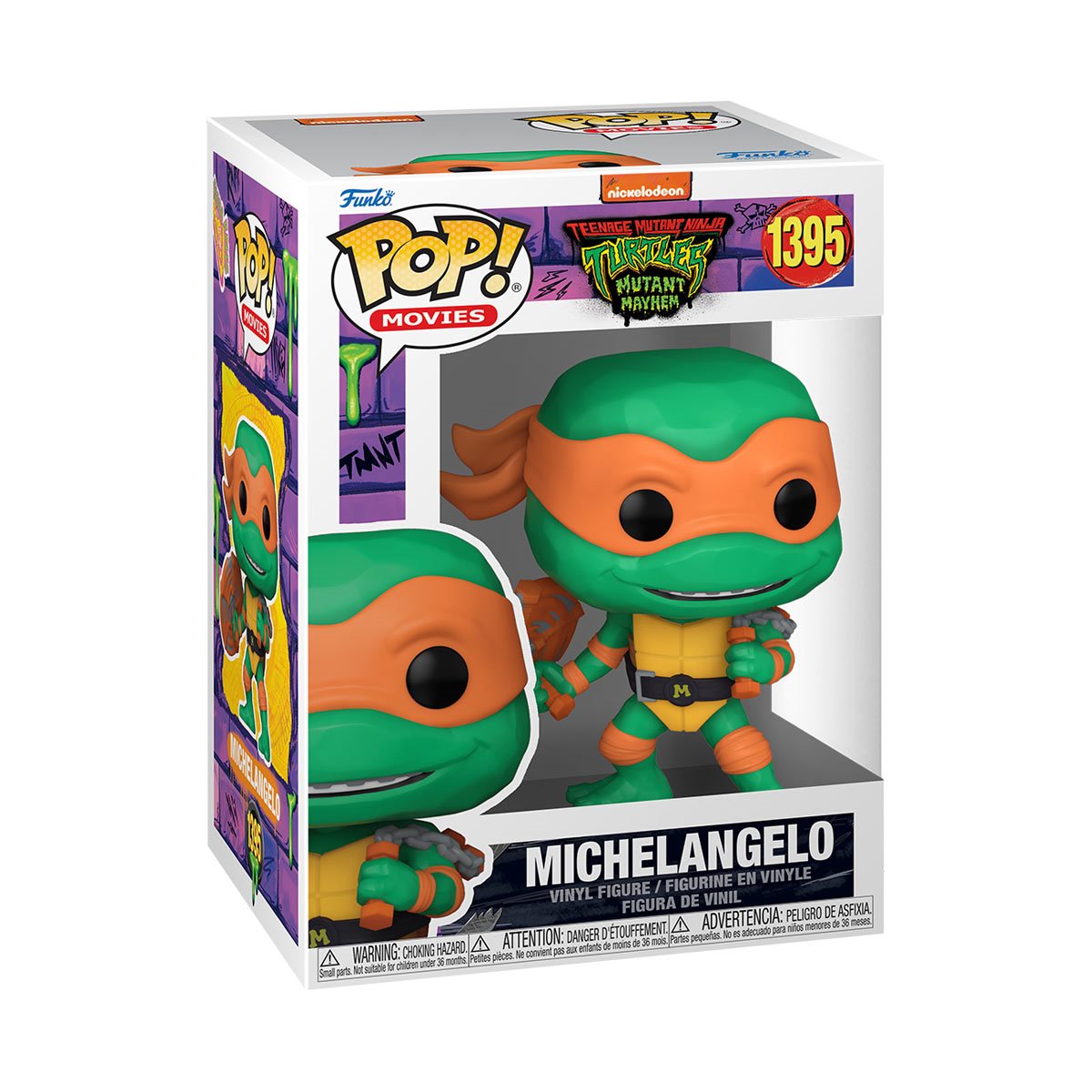 PRESALE | Funko POP! Movies: Teenage Mutant Ninja Turtles: Mutant Mayhem - Michelangelo #1395 Vinyl Figures