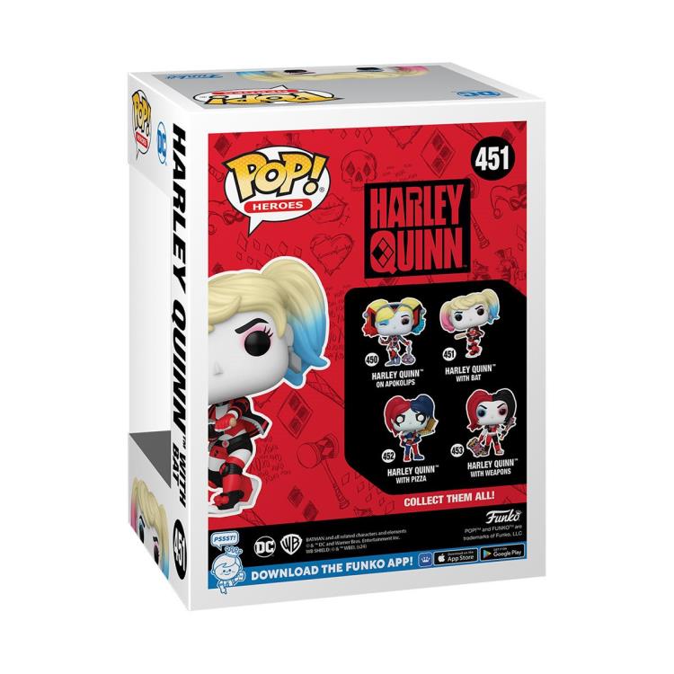 PRESALE | Funko POP! Heroes: DC Comics - Harley Quinn with Bat #451 - Vinyl Figures